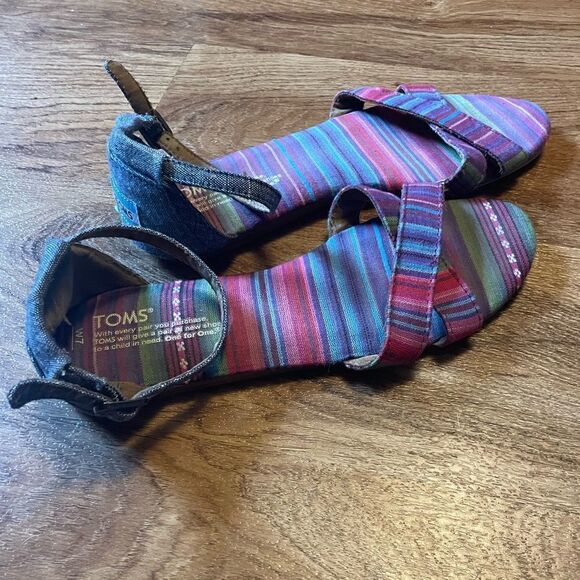 Toms multicolor flat sandals - Picture 5 of 9